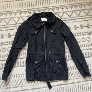 Papaya - Size Small - Woman’s Utility Black Jacket